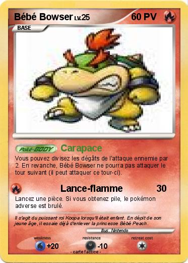 Pokemon Bébé Bowser