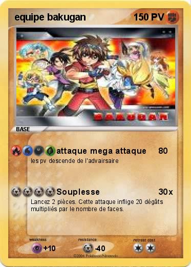 Pokemon equipe bakugan