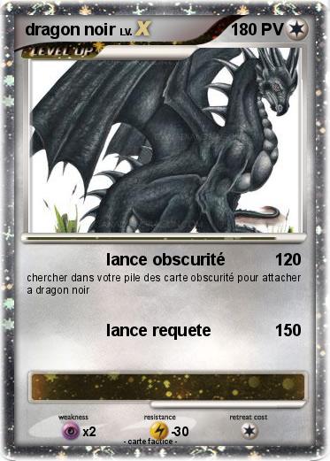 Pokemon dragon noir