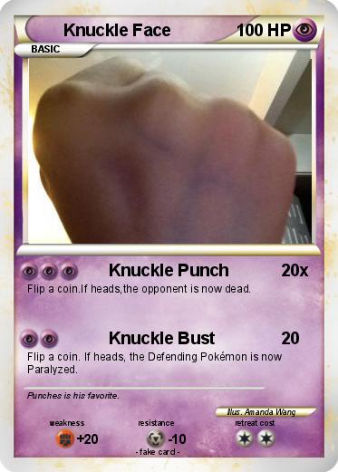 Pokemon Knuckle Face