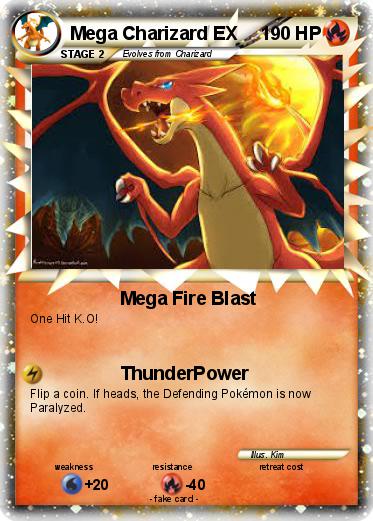 Pokemon Mega Charizard EX