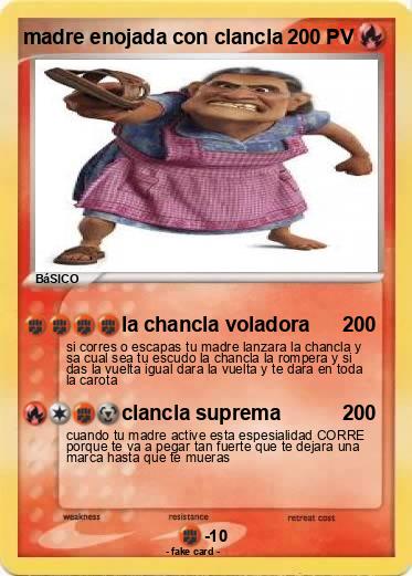 Pokemon madre enojada con clancla