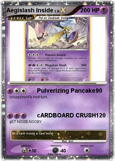 Pokemon Aegislash Inside