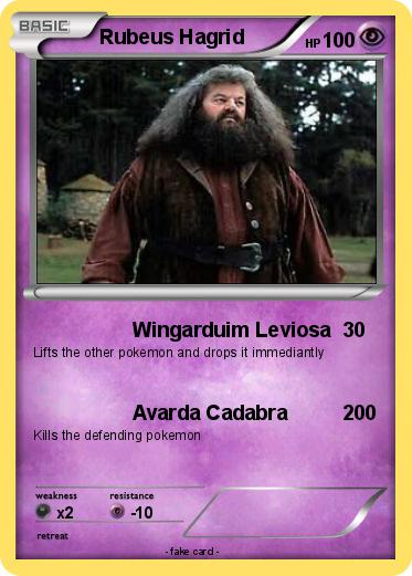 Pokemon Rubeus Hagrid