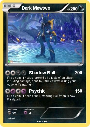 Pokemon Dark Mewtwo