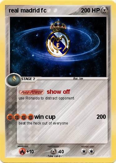 Pokemon real madrid fc