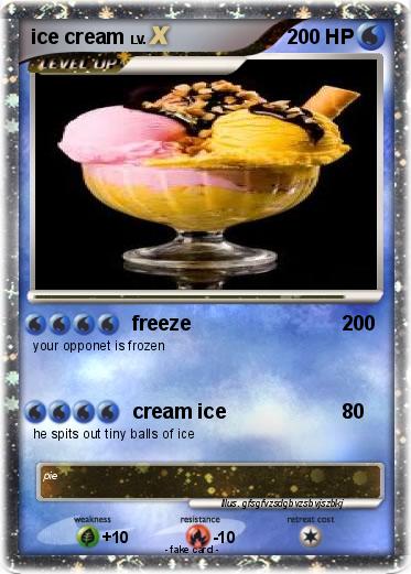 Pokemon ice cream