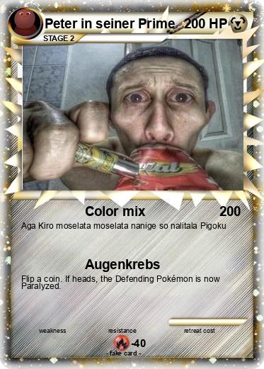 Pokemon Peter in seiner Prime