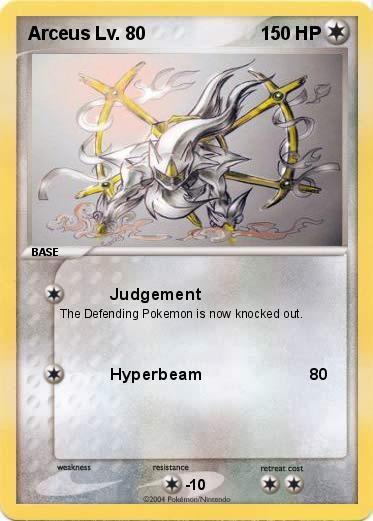 Pokemon Arceus Lv. 80