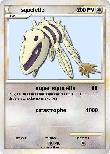 Pokemon squelette