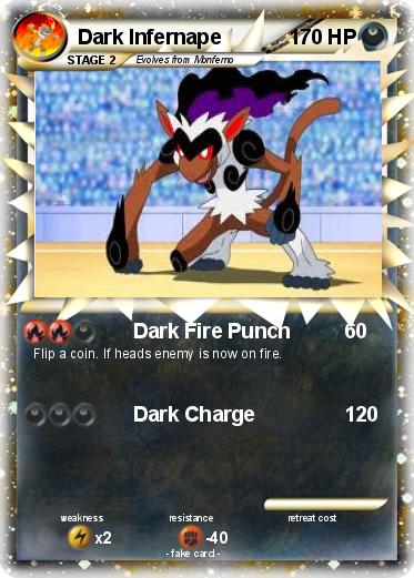 Pokemon Dark Infernape