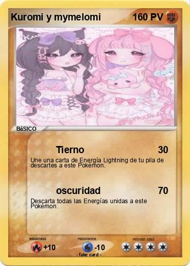 Pokemon Kuromi y mymelomi