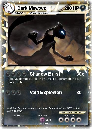 Pokemon Dark Mewtwo
