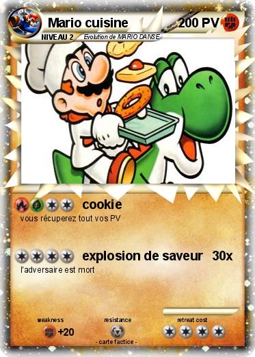 Pokemon Mario cuisine