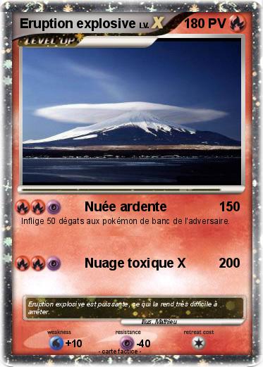 Pokemon Eruption explosive