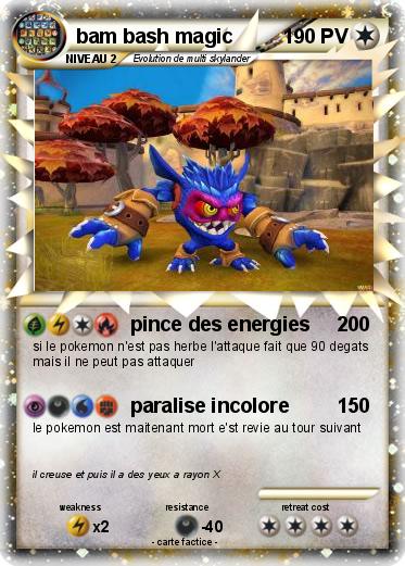 Pokemon bam bash magic