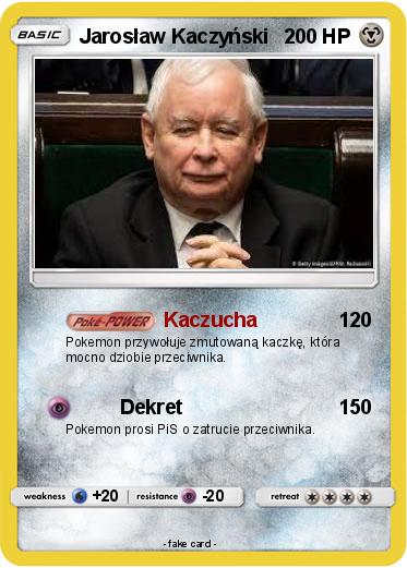Pokemon Jarosław Kaczyński