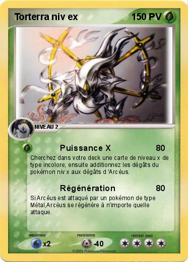 Pokemon Torterra niv ex  
