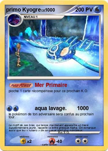 Pokemon primo Kyogre