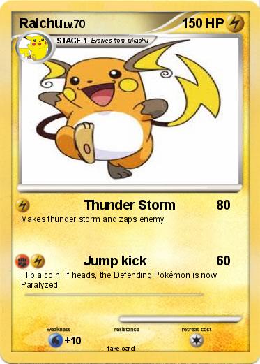 Pokemon Raichu