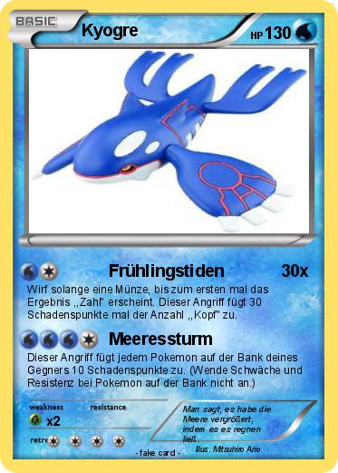 Pokemon Kyogre
