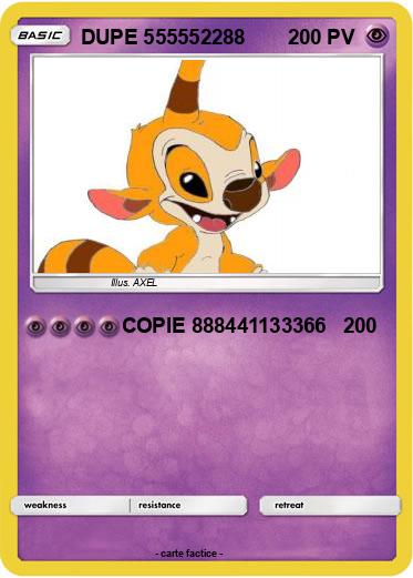 Pokemon DUPE 555552288