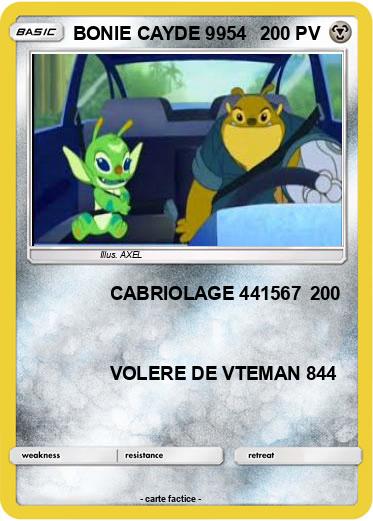 Pokemon BONIE CAYDE 9954