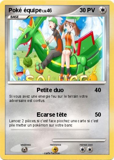 Pokemon Poké équipe