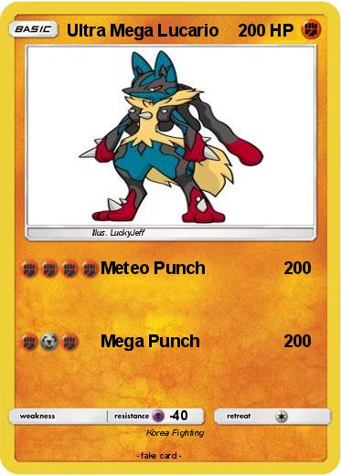 Pokemon Ultra Mega Lucario