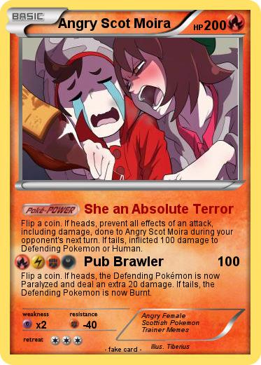 Pokemon Angry Scot Moira