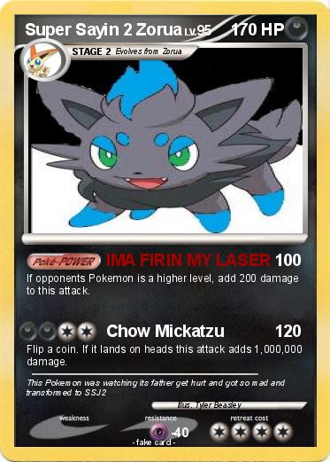 Pokemon Super Sayin 2 Zorua