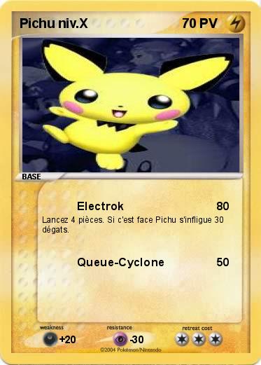 Pokemon Pichu niv.X