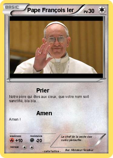 Pokemon Pape François Ier
