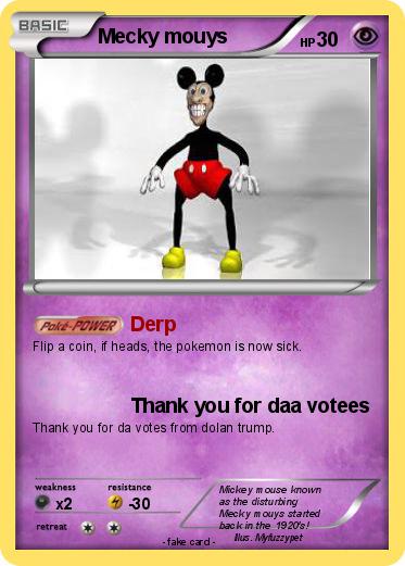 Pokemon Mecky mouys