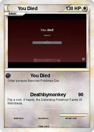 Pokemon You Died