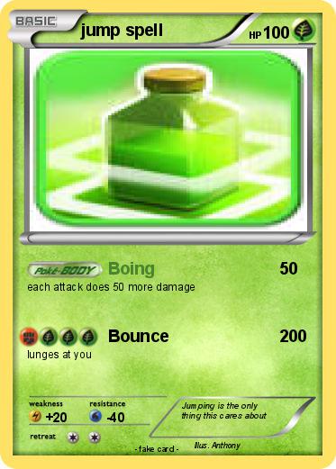 Pokemon jump spell