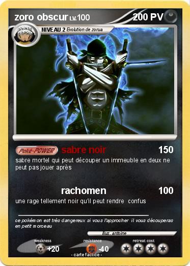 Pokemon zoro obscur