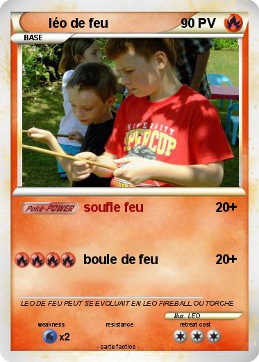 Pokemon léo de feu