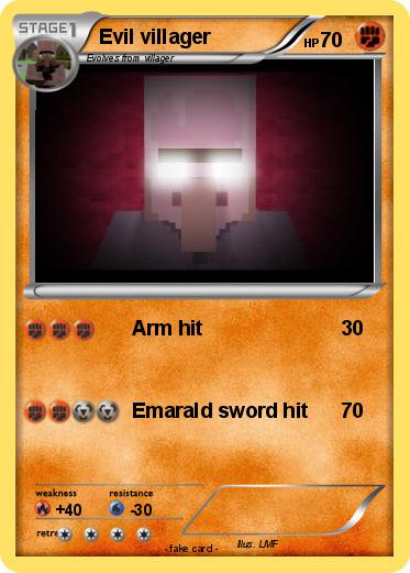 Pokemon Evil villager