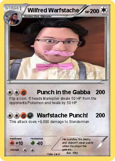 Pokemon Wilfred Warfstache