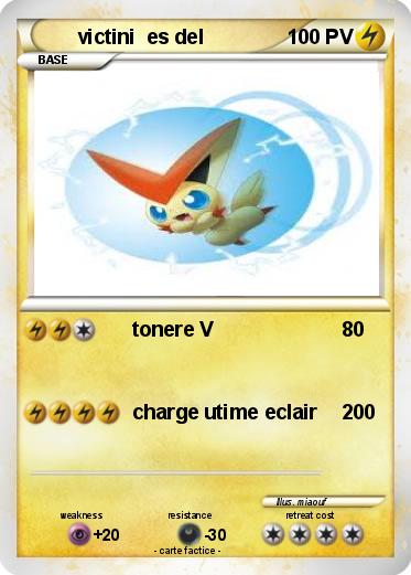 Pokemon victini  es del