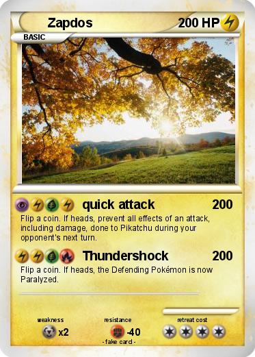Pokemon Zapdos
