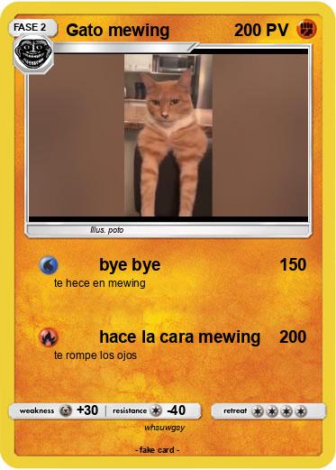 Pokemon Gato mewing