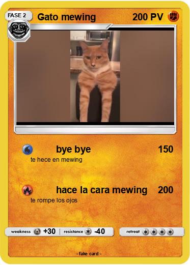 Pokemon Gato mewing