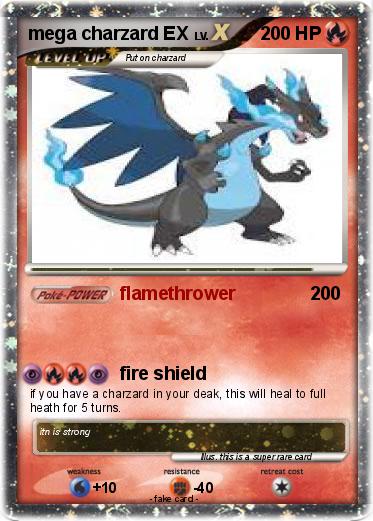Pokemon mega charzard EX