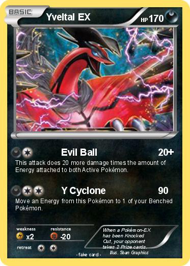 Pokemon Yveltal EX