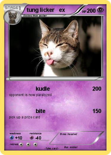 Pokemon tung licker   ex