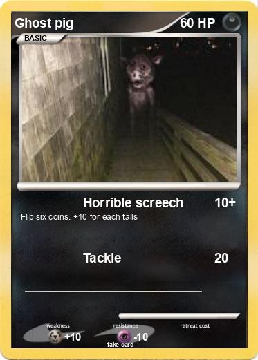 Pokemon Ghost pig