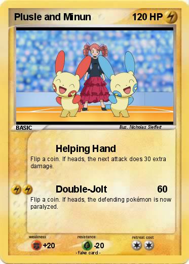 Pokemon Plusle and Minun
