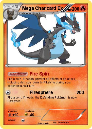 Pokemon Mega Charizard Ex